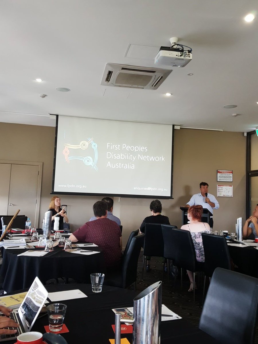 FPDNAus's tweet photo. Damian Griffis CEO FPDN - unless we have intensive support for our families, this (#NDIS) is going to fly by - another missed opportunity for social reform. We know what needs to be done - its the resources that are missing. The System needs to get out of the way. #LivingOurWay https://t.co/az7PgCA4N0