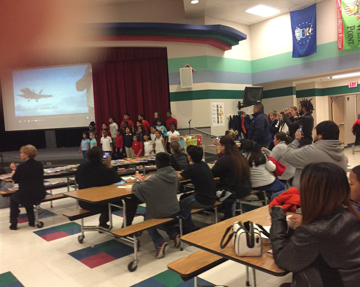 eyeonliteracy's tweet image. STAAR NIGHT brings out parents for information and a salute to our veterans!! #mcwchallengeaccepted @McWhorterES #cfbisd