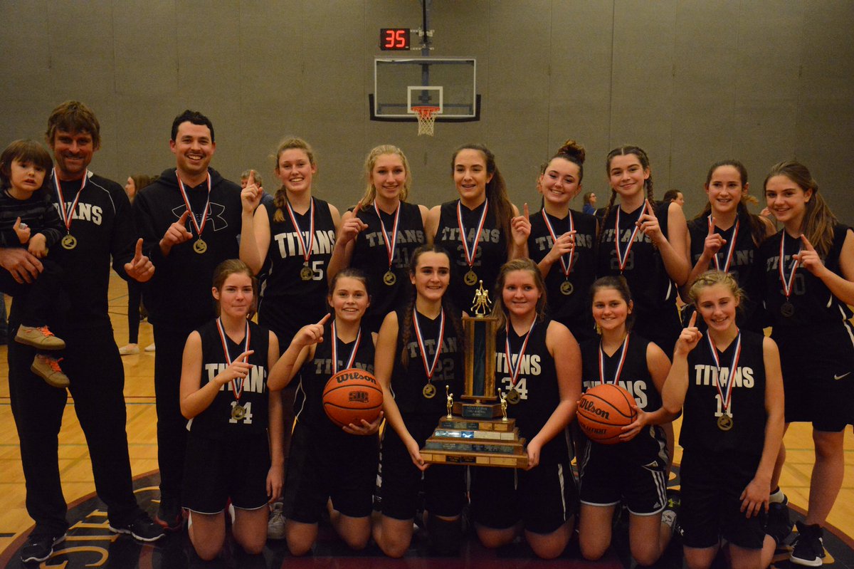 trinitystudco's tweet photo. Congrats to our HT Junior Girls Basketball team for their NSSAA win of 33-30 against Delhi tonight! Way to go Titans! Well fought battle Delhi, it was a great game! #NSSAAChamps https://t.co/V8Ryw3iW6r