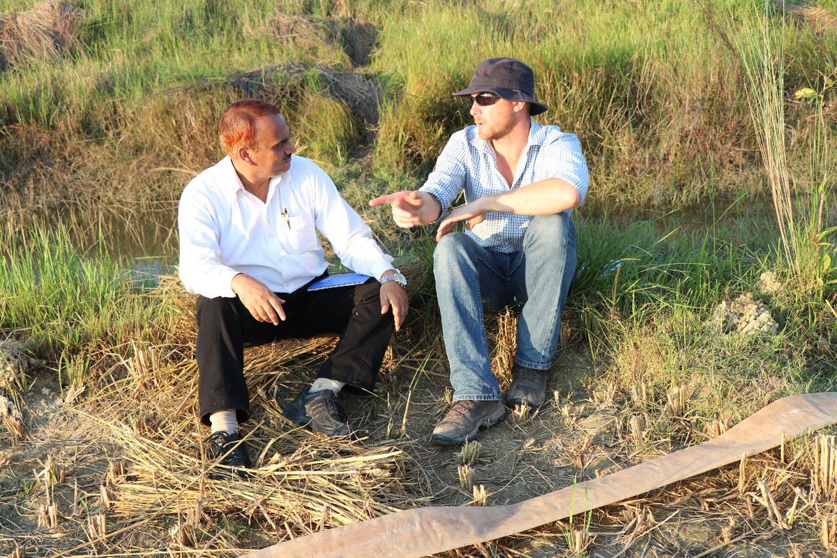 Michael_Scobie's tweet photo. While it looks like we are just sitting around, these conversations and relationships are key to the project success.  Photos: Patrick Drown https://t.co/UO8VCWg1vm