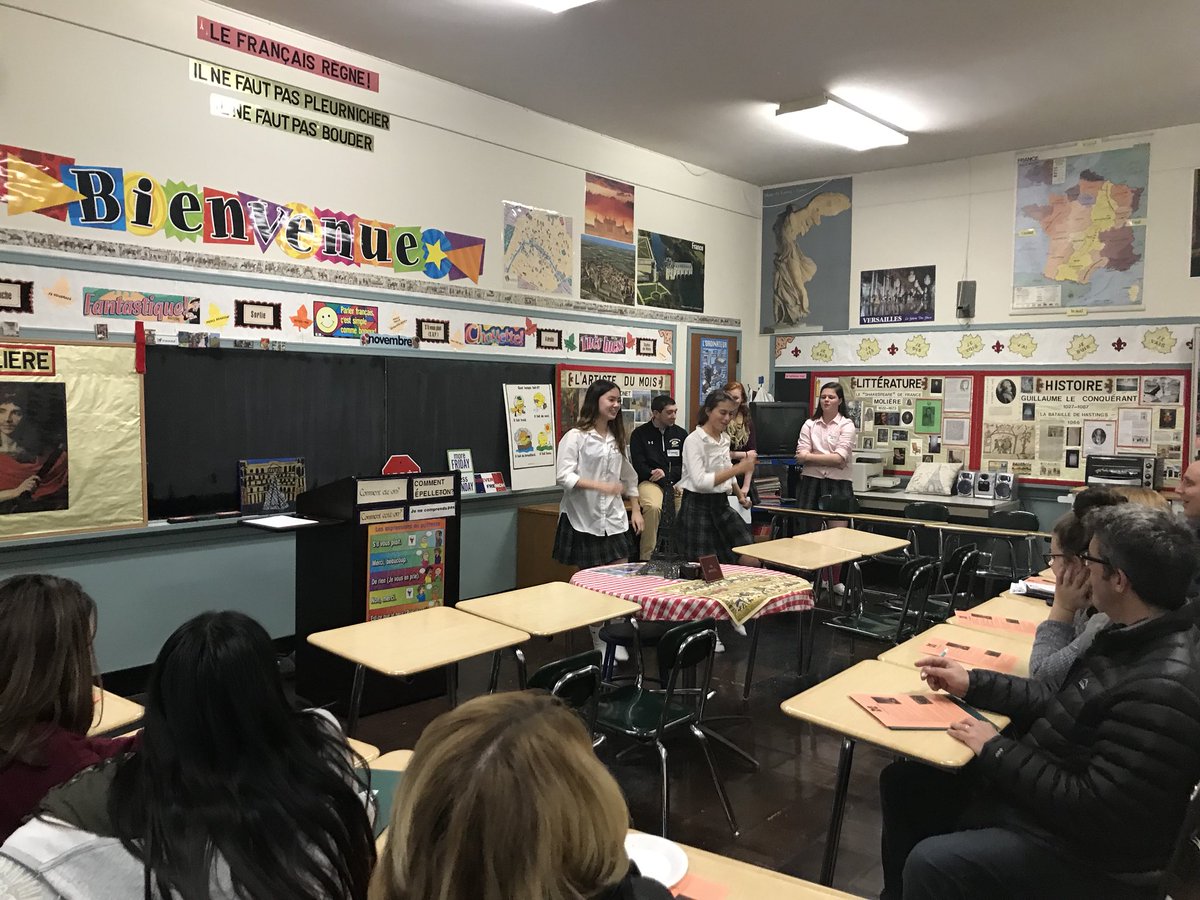 MatignonHS's tweet photo. The Theology, History, English, and Foreign Language departments put on excellent presentations! #MHSOpenHouse #ApplyToMatignon #ExpectExcellence https://t.co/IzrYorjXXp