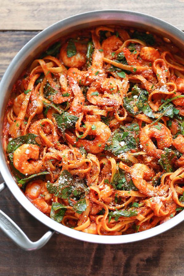 EatiiApp's tweet image. RT if you would eat this Shrimp Parmesan Pasta