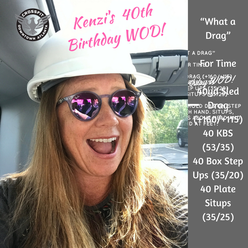 cfdowntownatl's tweet photo. 11.10.17 Happy Birthday Kenzi! โWhat a Dragโ #fortime #sleddrag #KBS #boxstepups #platesitups #crossfit #crossfitdowntownatlanta #downtownโฆ https://t.co/WqlDo730MP