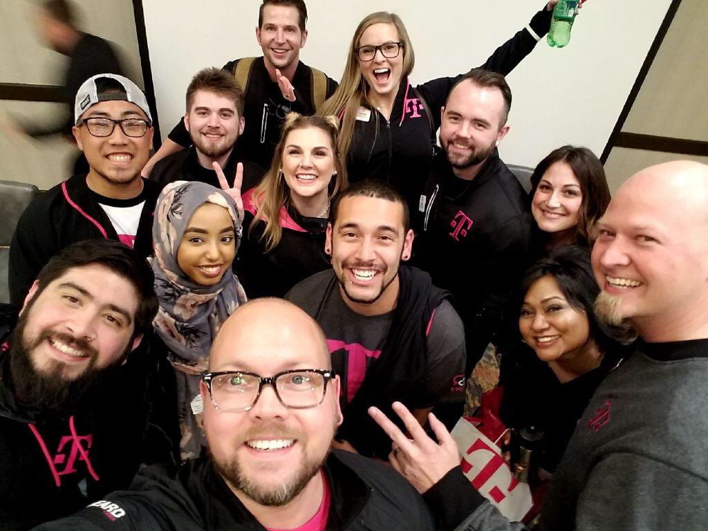 jeffwhitney's tweet photo. What an awesome group of folks proving just how effective feedback from the Frontline can be! Thanks for an amazing day with the @T-mobile Branded Retail & Direct leaders. You really were the stars of the show! #FrontlineFeedback https://t.co/QASZQuZEHt