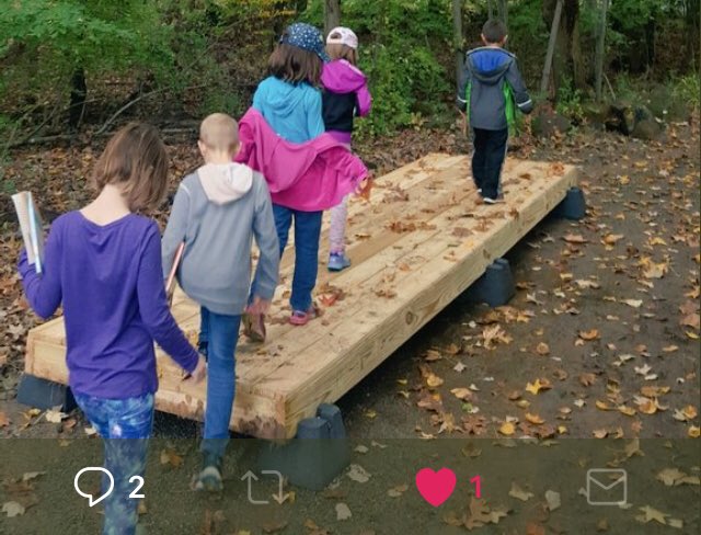 garrickweaver's tweet photo. @RYOBIpowertools @RYOBIOutdoors #dIY nature trail platform over wet spot @bethelspringsgv #palmsander #drill https://t.co/mOKYCthHdL