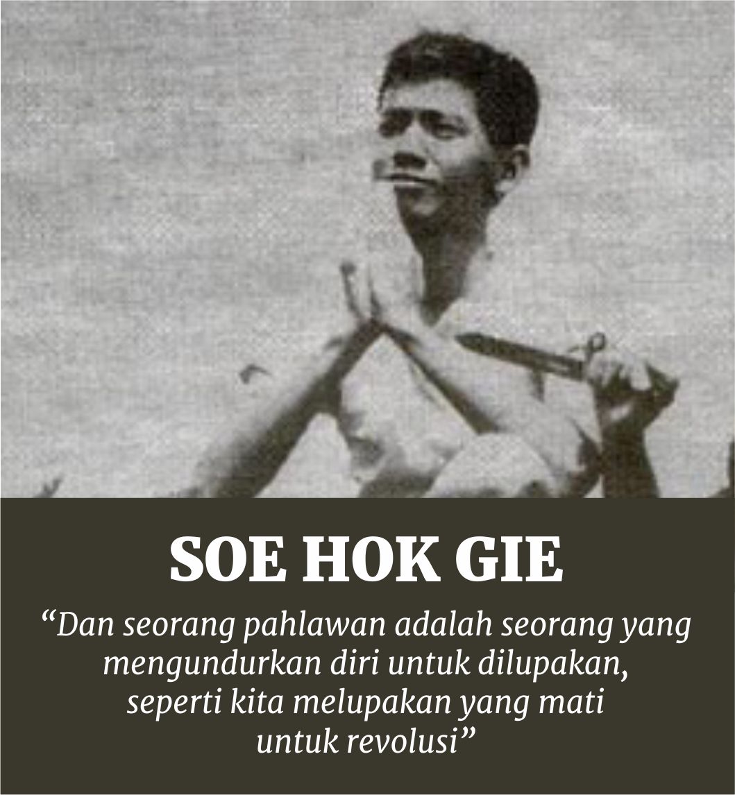 bysoehokgie's tweet photo. "Dan seorang pahlawan adalah seorang yang mengundurkan diri untuk dilupakan, seperti kita melupakan yang mati untuk revolusi"

https://t.co/kCYZm7AE8F https://t.co/G1hGKOmahT