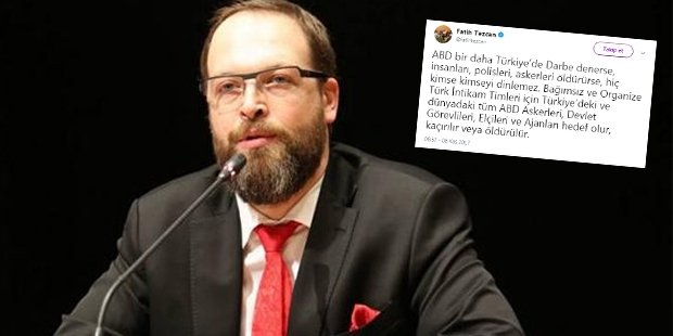 TurkeyPurge's tweet photo. Pro-gov’t journalist: US soldiers, diplomats to be executed in case of second coup attempt || https://t.co/ZzOOcoGTji https://t.co/MkS4PkZBqj