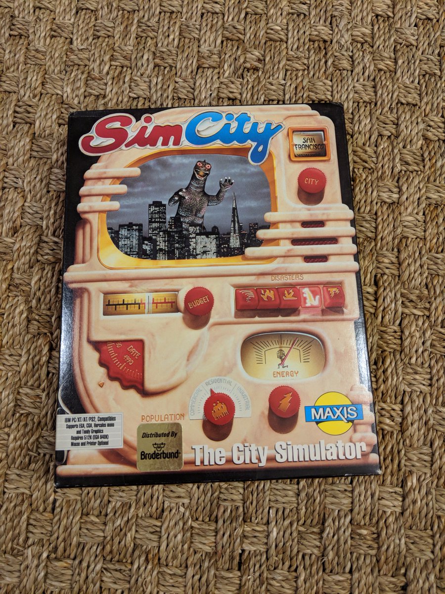dancingcrab's tweet image. This is #SIMCITY.. once a city of 6 million people.. what has happened here was caused by a force which up until a few decades ago was entirely beyond the scope of Man's imagination.. @bbpcgc #bigboxaday #MaxisSoftware #retrogaming #DOSgaming #Godzilla 🐲🏙️