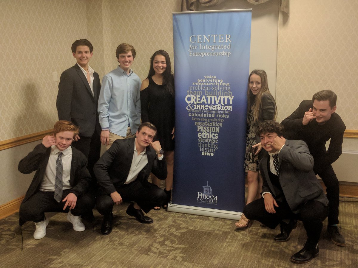 Hiram College - IdeaBlitz - Entrepreneurship Mindset Class - Three great presentations - The Straight Edge , Phlip and Combone Phone product ideas!