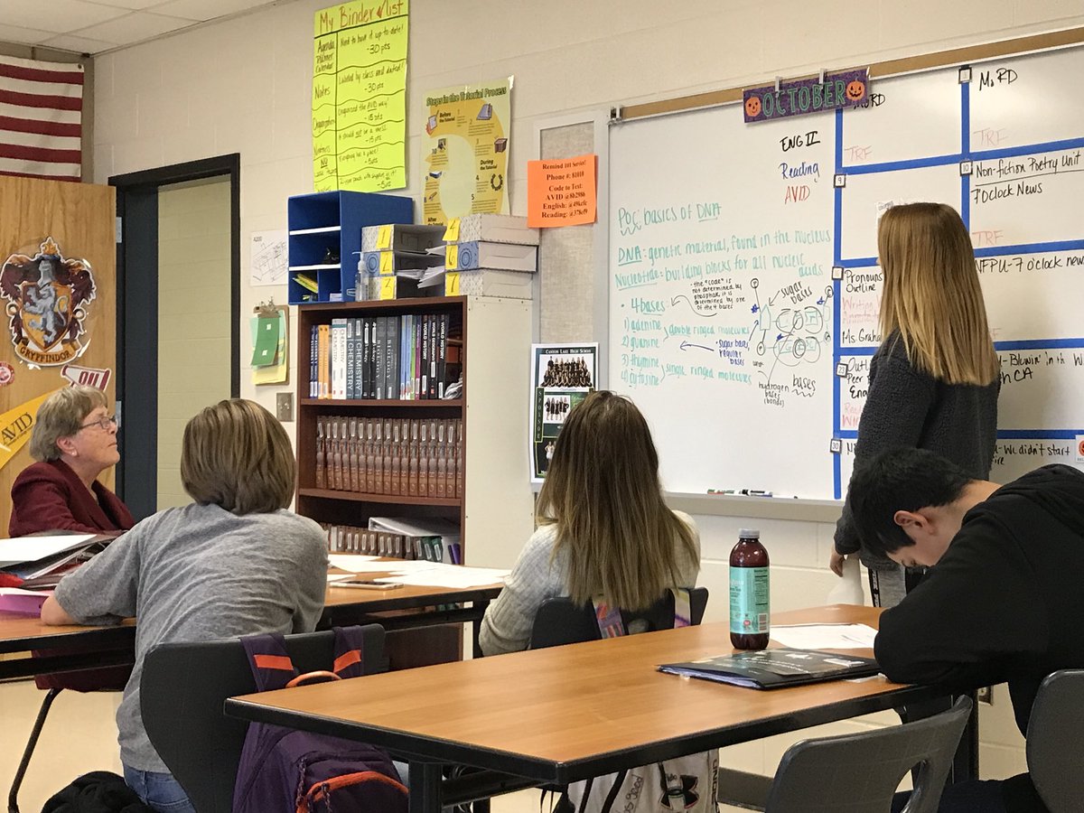 CLHSHawksAVID's tweet photo. My #AVIDHawk missed class yesterday due to an absence. No worries! She’s getting the whole lesson during TRF’s! #AVIDHawkFamily @SKinginComal @Supt_comalisd @errinjennings https://t.co/8M9r9gHdK8