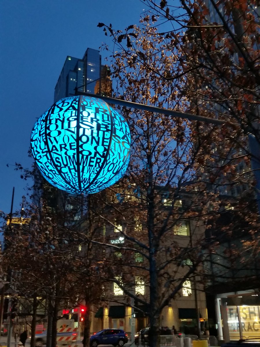 CityMinneapolis's tweet photo. Artist Blessing Hancock's 12 Nicollet Lanterns have been installed on the mall between 6th &amp; 8th streets, across the street from the Light Walk #Mpls #Nicollet https://t.co/UYf1DoDKAI