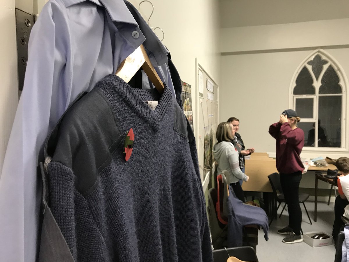 This evening our cadets have been busy preparing for Remembrance Sunday with uniform care lessons at the squadron #whatwedo