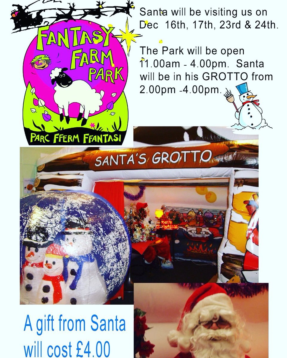 #santaclaus #sioncorn #fantasyfarmpark  #Christmas #nadolig  #xmas #santa #grotto #presants #anrhegion #faberystwyth  #family #teulu