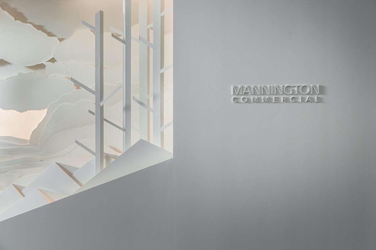 ManningtonUSA's tweet photo. #tbt to NeoCon details:
Portland LVT, Paper, and Origami. 
#manningtoncommercial 
https://t.co/IMLHepdL5J https://t.co/YA761gk8EP