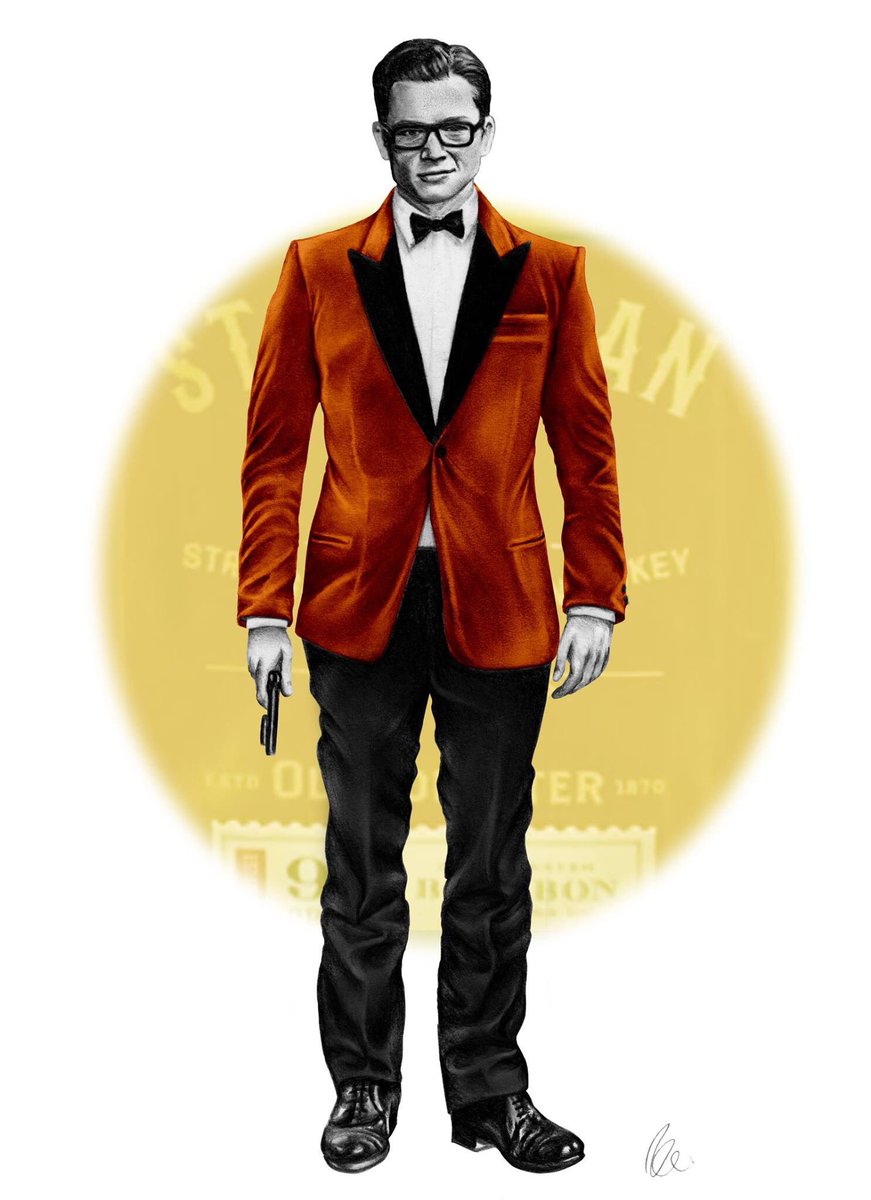 Beckamay90's tweet photo. Kingsman illustration #illustration#kingsman#handdrawn#draw#drawing#pencil#fashionillustration#art https://t.co/jXBlqGu3GY
