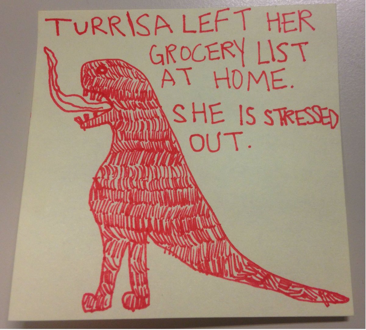 theroachtown's tweet image. turrisa is forgetful.