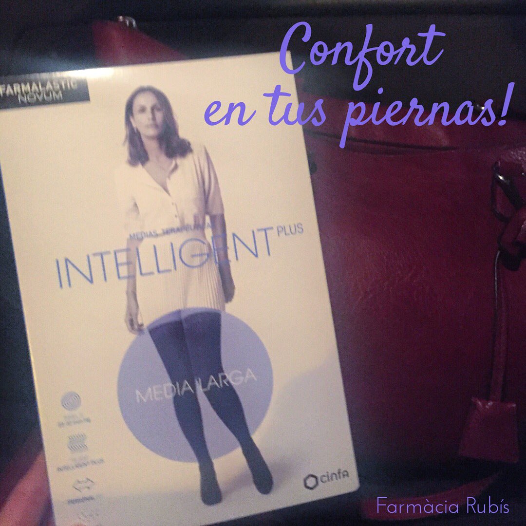 FarmaciaRubis's tweet photo. Si tienes varices o quieres prevenirlas usa medias de compresión, ¿Conoces las nuevas Intelligent de #Farmalastic #Novium? https://t.co/ZX3S7k5Azx