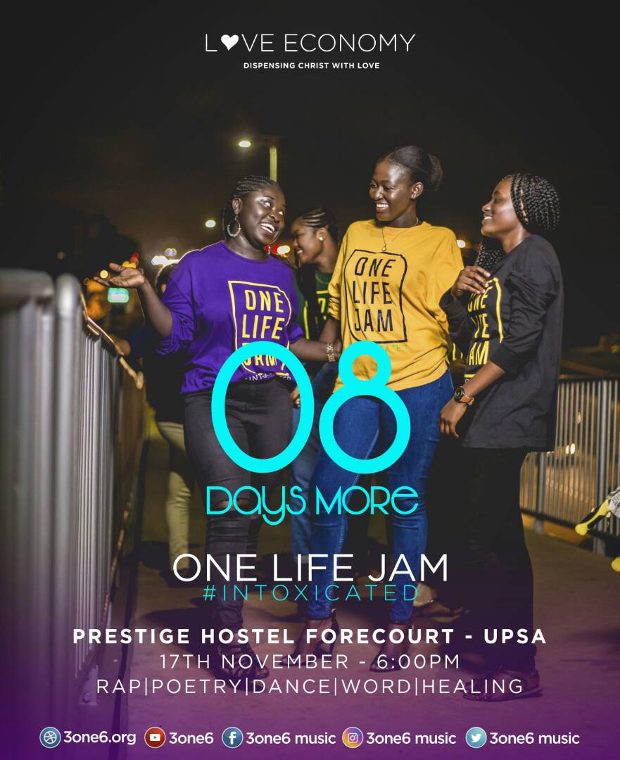 3one6__'s tweet photo. #Onelifejam Accra 17-11-17 Note it😎 https://t.co/yRPApdmPVc