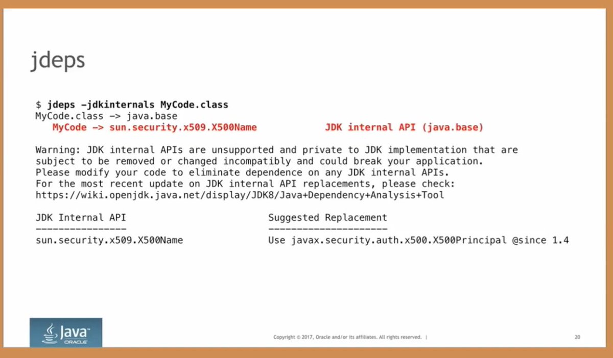 java's tweet image. Weekend #JDK9 Tutorial - 
Are you prepared for #Java9 ? 

#Devoxx2017

youtube.com/watch?v=uSR5Jr…