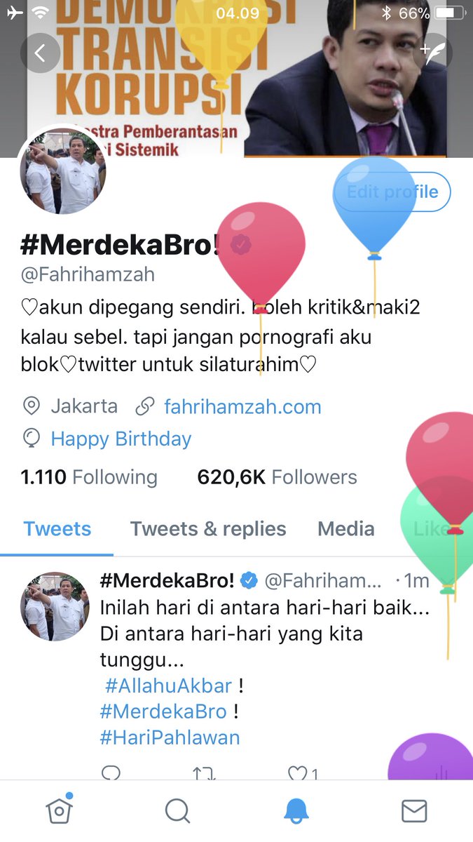 Timeline Fahri Hamzah