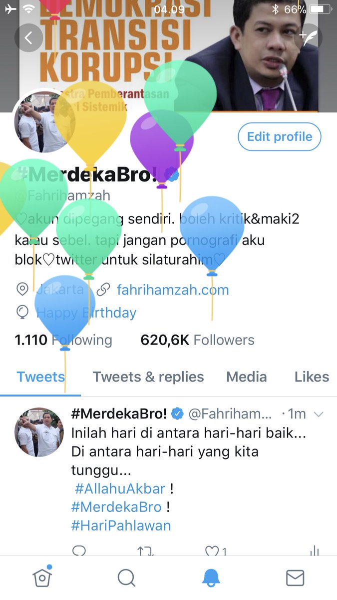 Timeline Fahri Hamzah