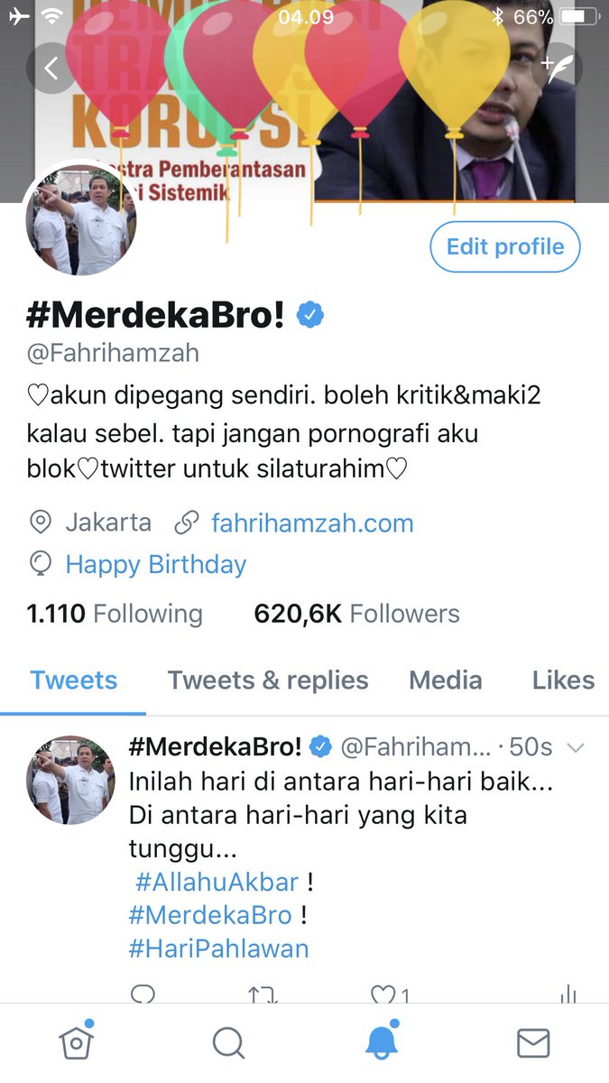 Timeline Fahri Hamzah