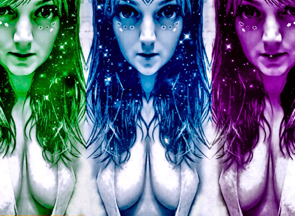 DesignsByWeez's tweet photo. The Triple Threat ・・・ @qtbubblez @WeezWorks @DesignsByWeez #phototoart #photoshop #graphicdesign #customfilters #artistsoninstagram #art #artwork #digitalart #instaartist #artdeco #artwork #art🎨 #designsbyweez #wynwood #miami #miamiartist #miamiartbasel #houstonart https://t.co/osvtazW3tx