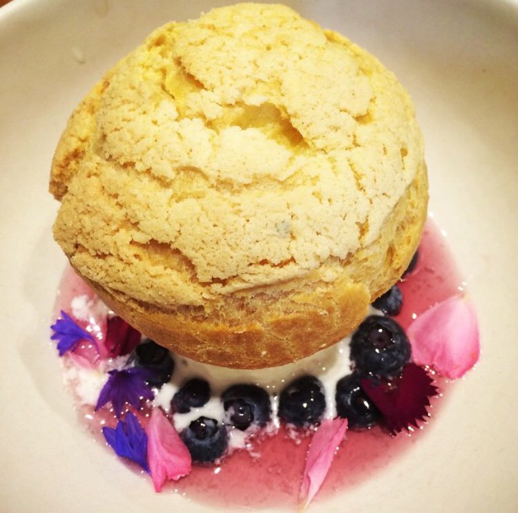 rebeccacoleman's tweet photo. Happy birthday, @forageVancouver! Youβre my fave. Iβm still dreaming about this dessert by @ChefWhittaker. #fiveyearsofforage https://t.co/IIyF3cdpC2