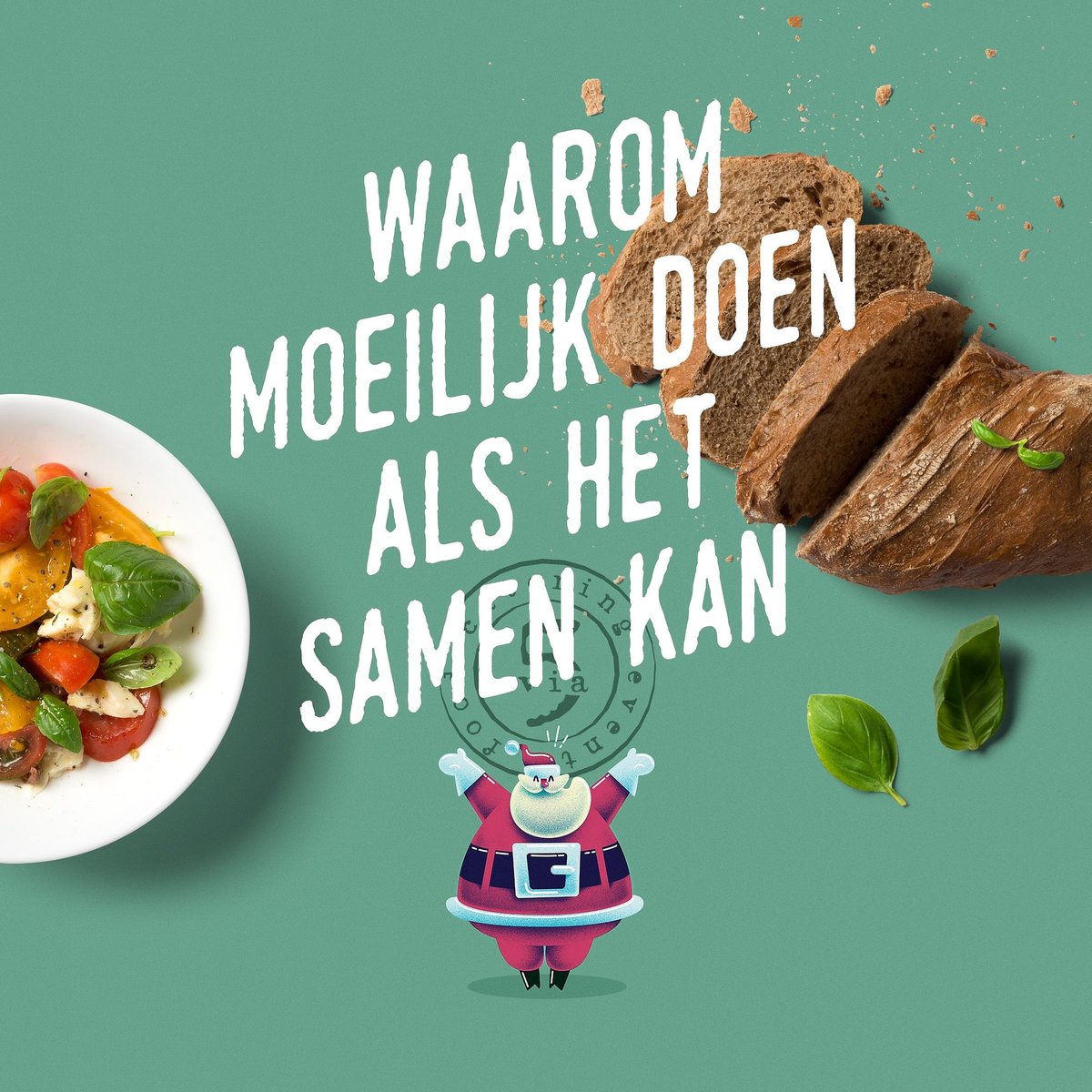 Onze catering voor de feestdagen nu online 
via-5.nl/catering-feest… 
Wij koken, jij schept op!
#kerst