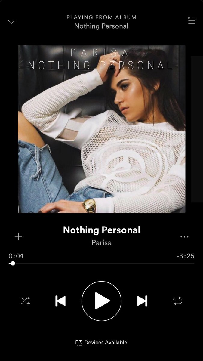 Nothing Personal is now available on Spotify and all other stores! Go get streaming and downloading 💕 open.spotify.com/track/5FH2betm…