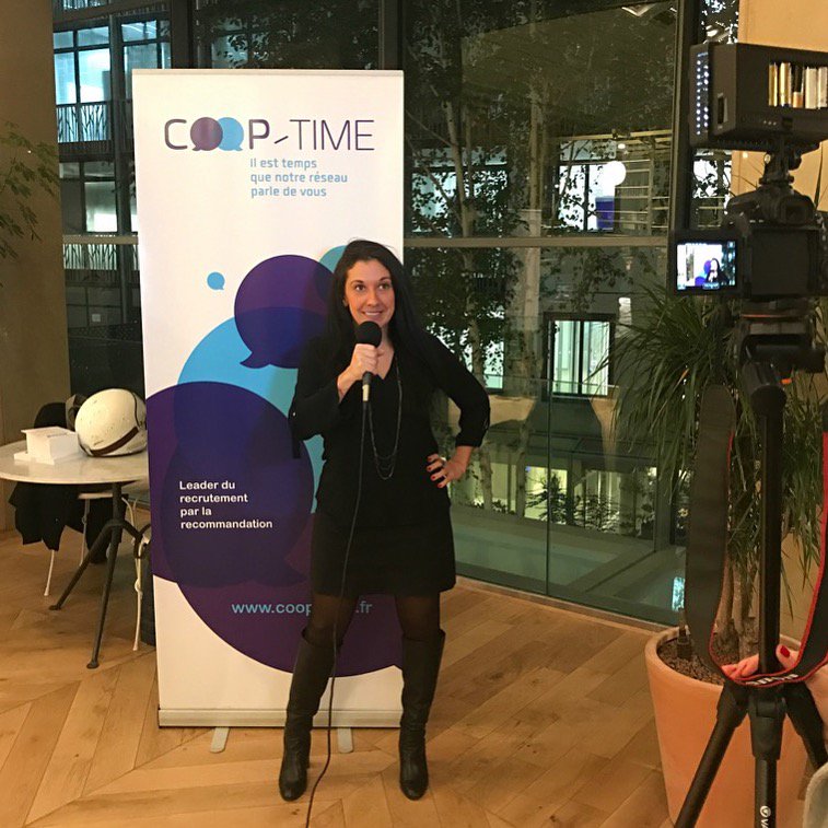 Hier soir, <a href="/AURORECRESPIN/">AURORE CRESPIN</a> Co-Fondatrice de coop-time.fr était chez <a href="/Pitchmystartup/">Pitch my startup</a> !!! Congrats ! <a href="/JeremyNavon/">Jeremy Navon</a> #wework #cooptation