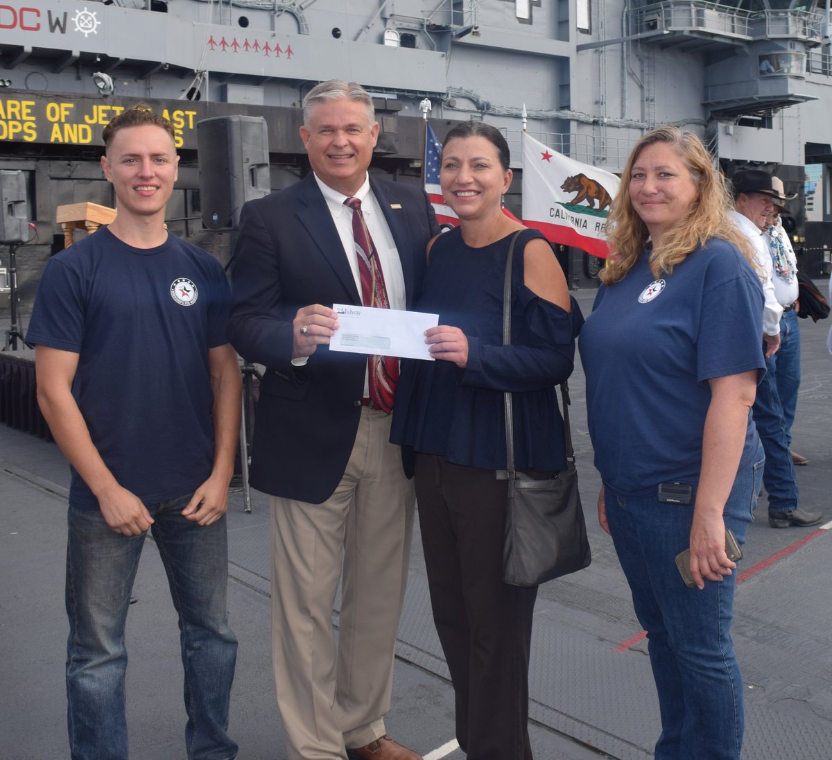 workforwarriors's tweet photo. Workshops for Warriors is a Midway Foundation 2017 Pillars of Freedom Grant recipient!  We will use this grant to train, certify, and help place Veterans, Wounded Warriors, and Transitioning Service Members into advanced manufacturing careers.  #PillarsofFreedom #USSMidway https://t.co/Mk0BuxgpVd