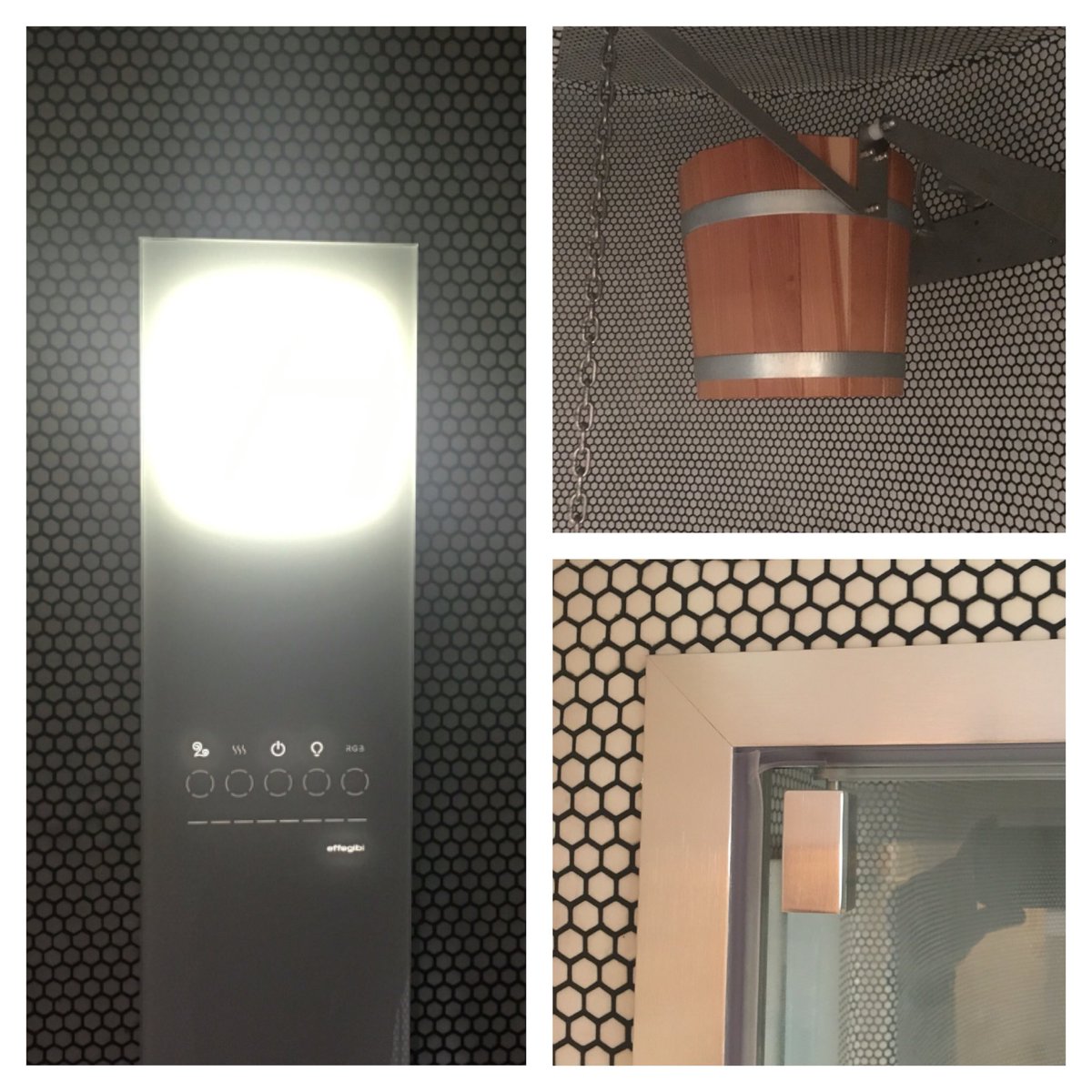 InstNavarroHnos's tweet photo. Hoy instalando #Hammam de @EffegibiPW modelos #TouchSteam #BucketShower #EffegibiSoundSystem y puerta Smart en Valencia #PerfectWellness https://t.co/H8sw8gyAZM