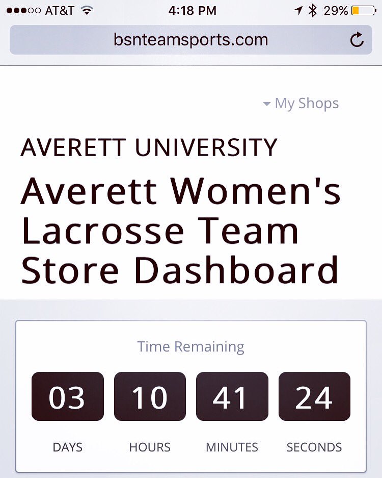 AverettWLax's tweet photo. π¨ This is NOT a drill!!!! π¨
Flash Store Ends in 3 DAYS - 10 HOURS - 41 MINUTES - 24 SECONDS... I also need to charge my phone #needcougargear #needacharger https://t.co/CdaGR6nHEb