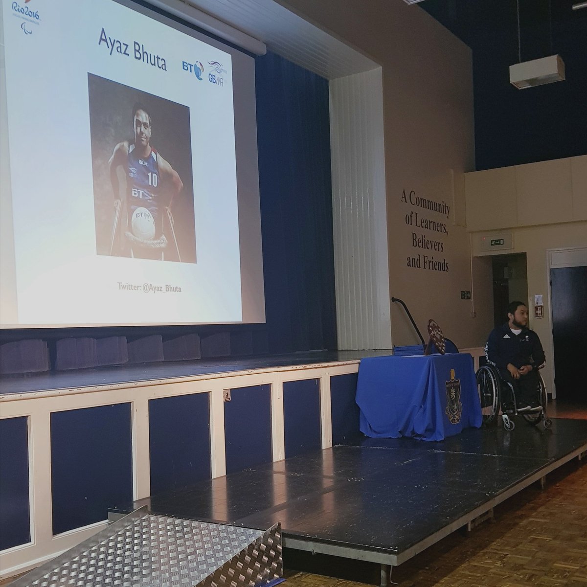 Ayaz_Bhuta's tweet photo. Big thanks to my former school  @MSJBolton for inviting me to speak at their GCSE awards ceremony 👍💪🇬🇧 @GBWRNews https://t.co/r93gx1LQsb