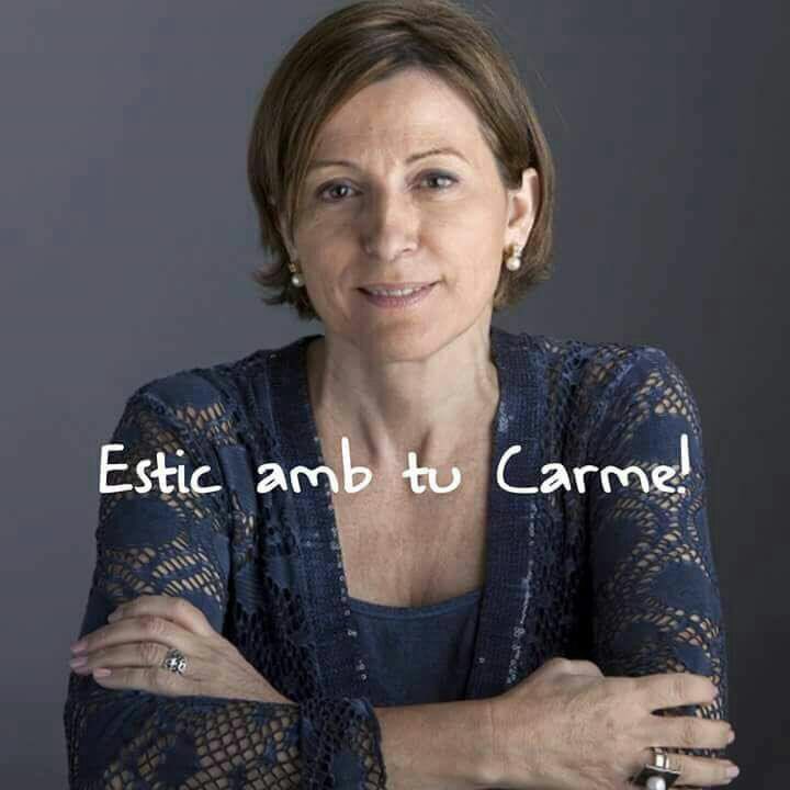 La dignitat de la Carme davant  de tanta injustícia, intolerància i catalanofòbia.