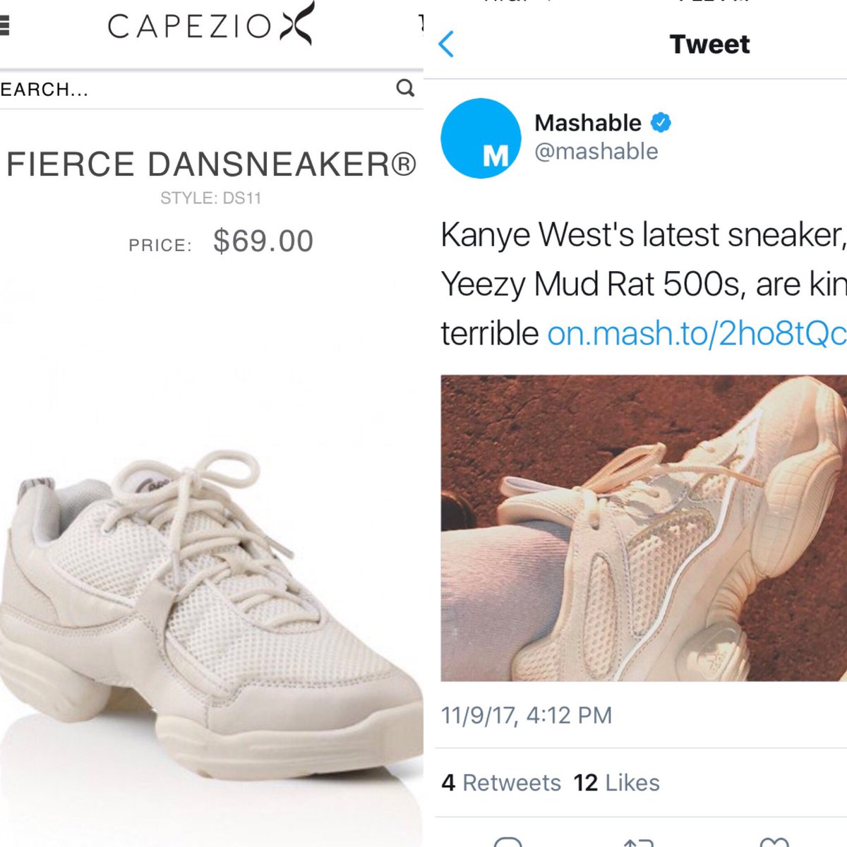 capezio fierce dance sneaker