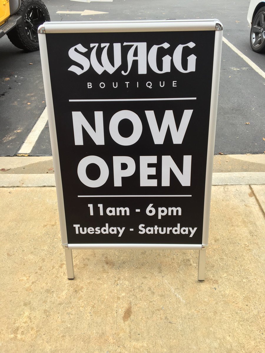Swagg Boutique now open in our NEW location! 6590 Sugarloaf Pkwy Suite 103 DULUTH GA @swaggboutiqueatl swaggboutiqueonline.com #firstday #softopening