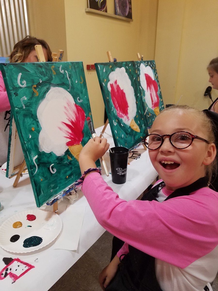 Charlot72246864's tweet photo. Painting With A Twist.  Birthday Bash,  the big 10 https://t.co/4GMOBXf9EW