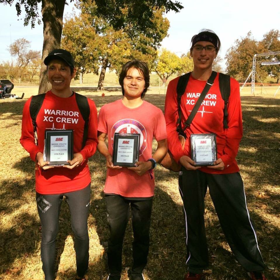 BaconeXC's tweet photo. Sooner Athletic All Conference Honors:

Brian Masayesva 
Ilijah Coleman
Brandon Levi https://t.co/A6ZDdtWvOx
