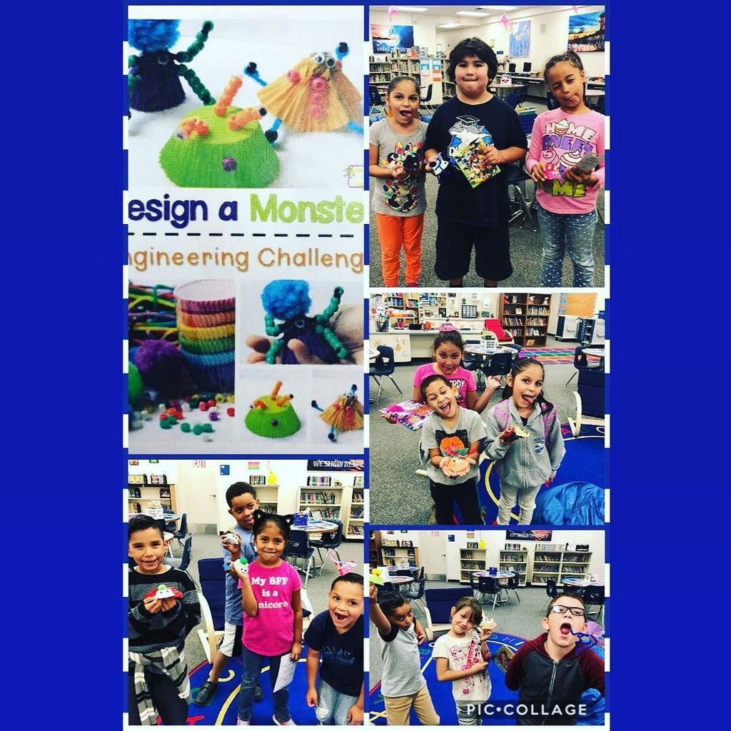 meadvalleyk5's tweet photo. 2nd grade design a monster engineering challenge winners!#steam #ridethewavetocollege https://t.co/4XBjXH9d77 https://t.co/C7uYZIXt17