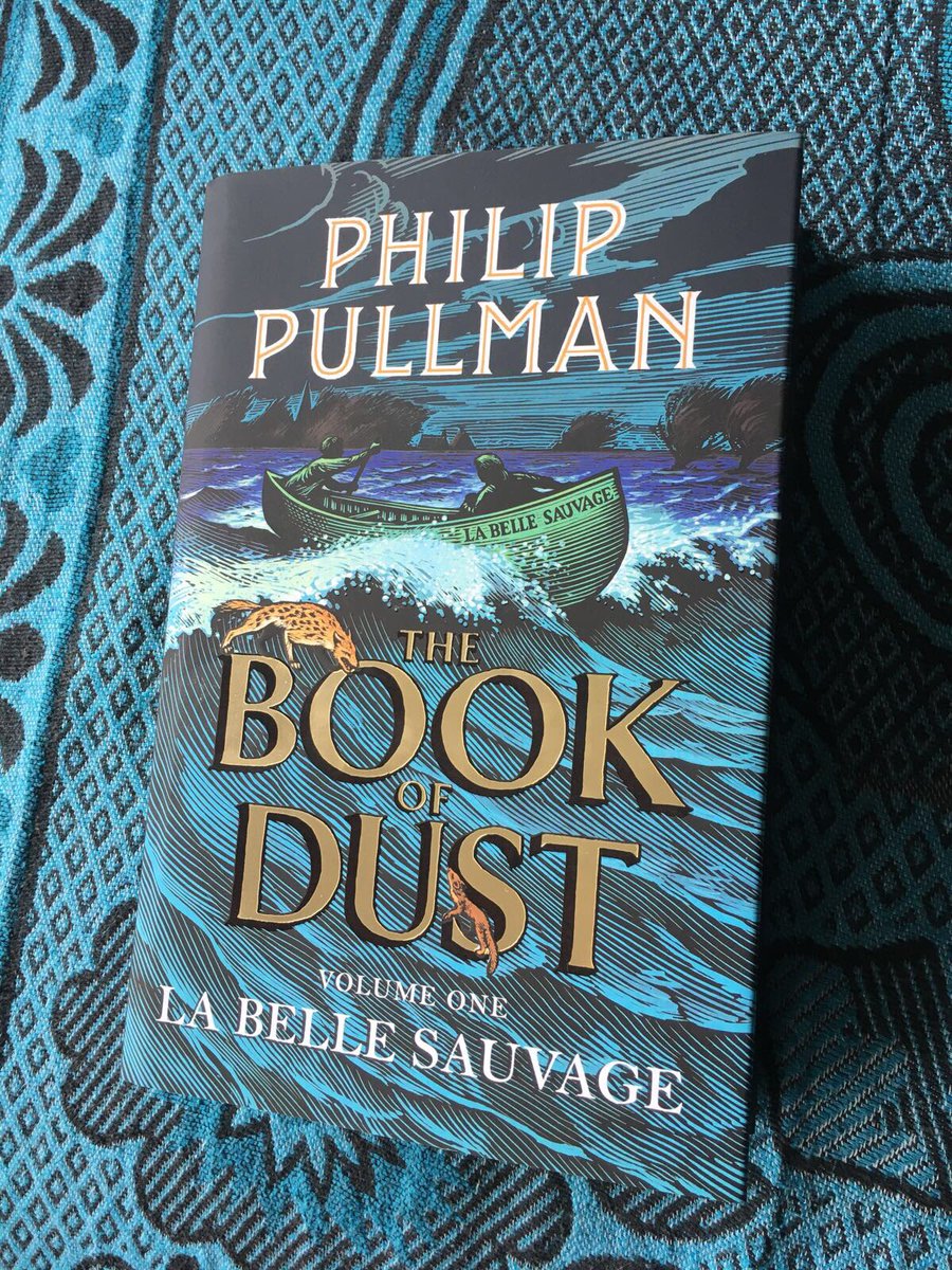 irepyeyi's tweet photo. For our 5 year anniversary Julian gave me a signed copy of @PhilipPullman 's Book of Dust and it just made the very short list of things I would save in the event of a house fire. #labellesauvage https://t.co/70oaEjhokB