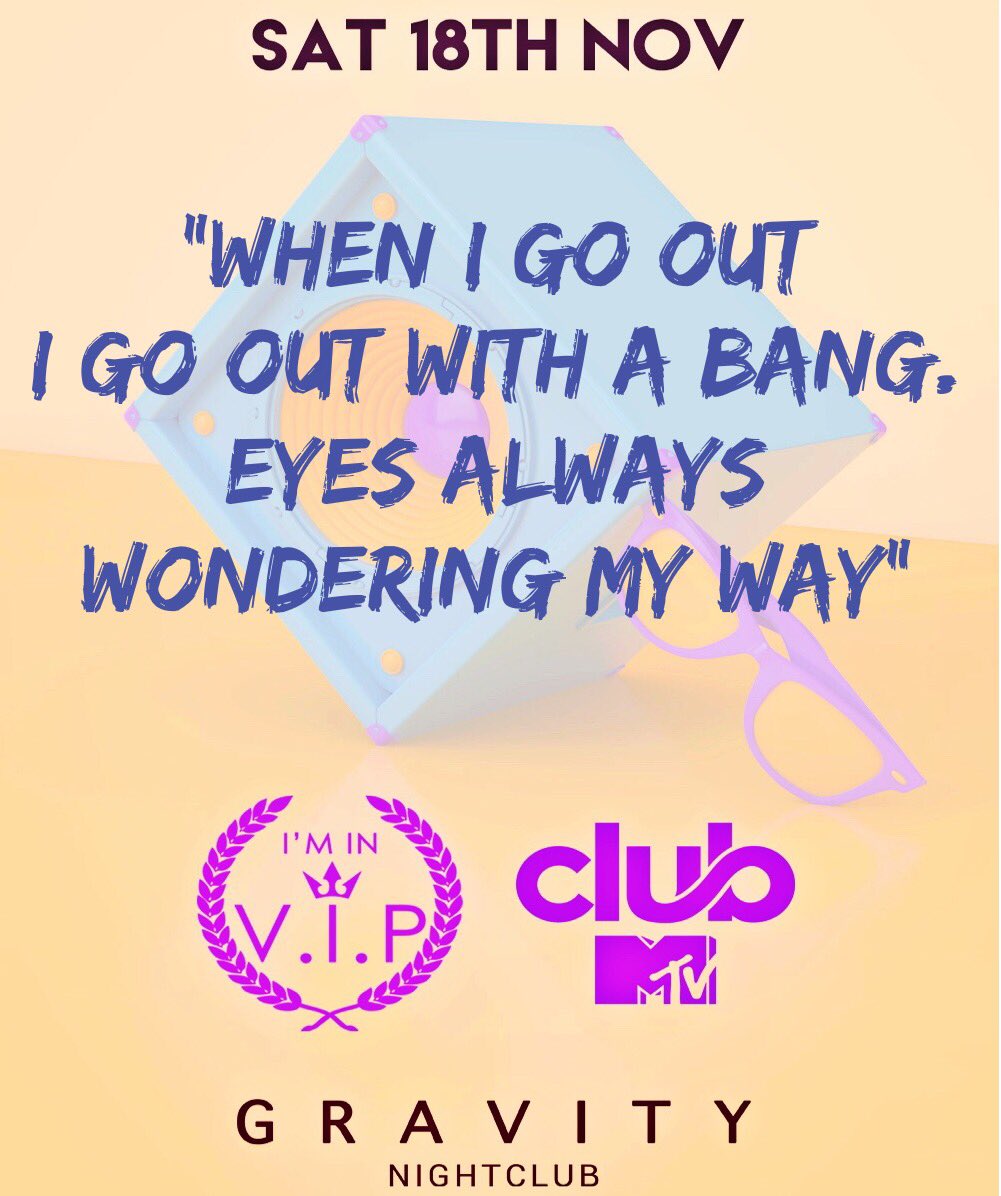nitevisiontv's tweet photo. Which of our reality star applicants said this? Come down and see our live auditions for #iminvip next Saturday 18th Nov at the Club MTV Party at @gravitybristol #nitevisiontv https://t.co/4xUBo9erhx