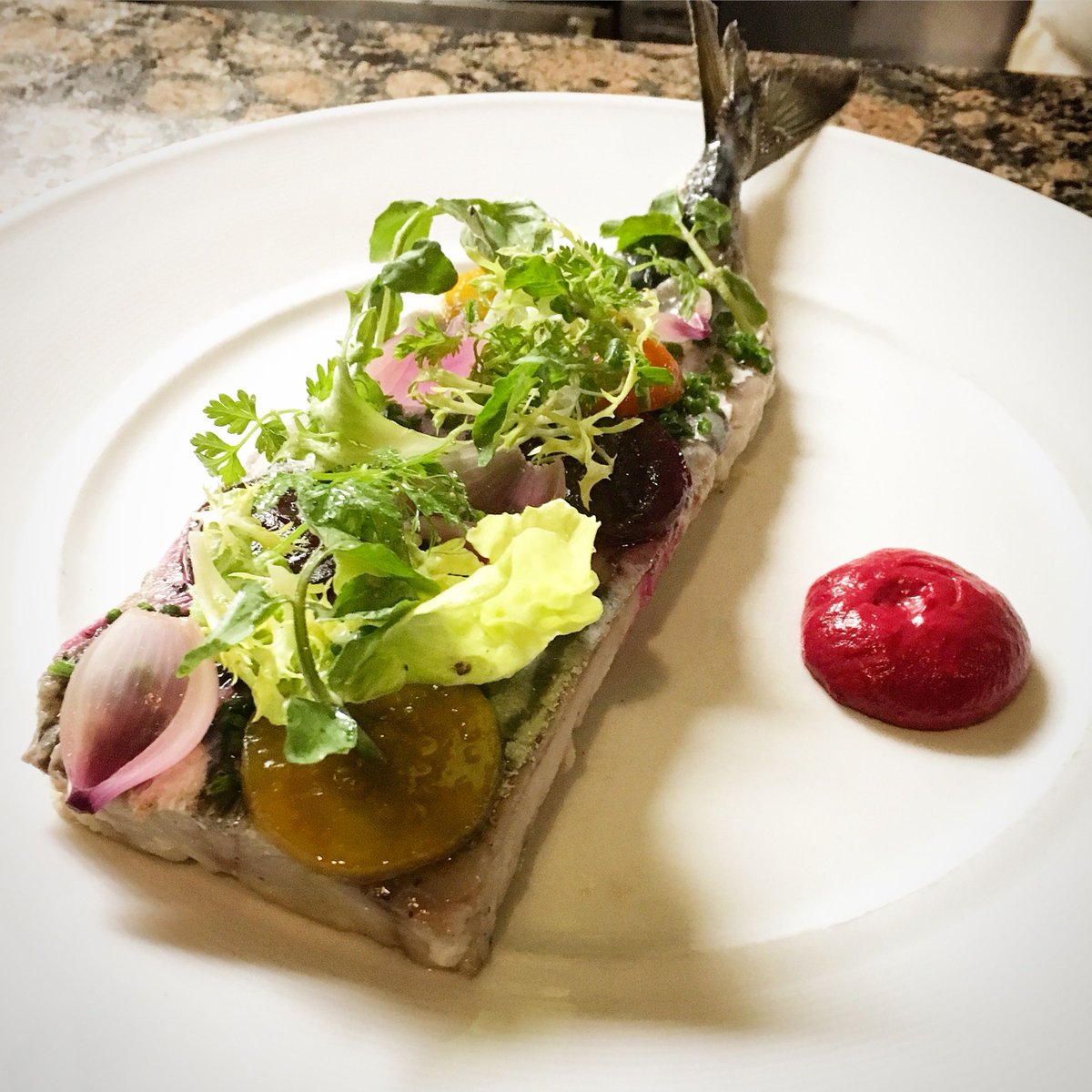 Mackerel &amp; Pickled Vegetables