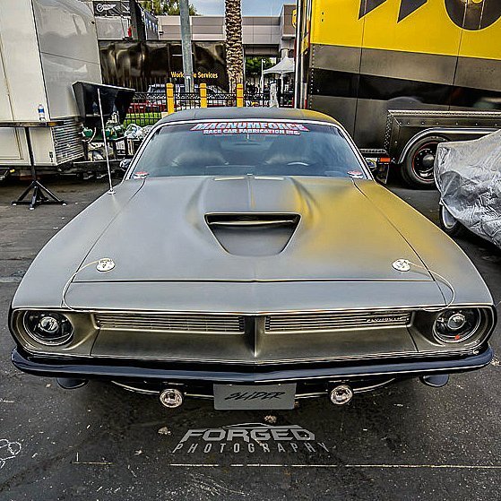 ForgedPhotogphy's tweet photo. #MeanMuggin || Owner:??? || Shot at: #SEMA2017 @semashow || #mopar #moparornocar #hemi #plymouth #cuda #musclecar #muscle #american #americ… https://t.co/0XkbYyMOew