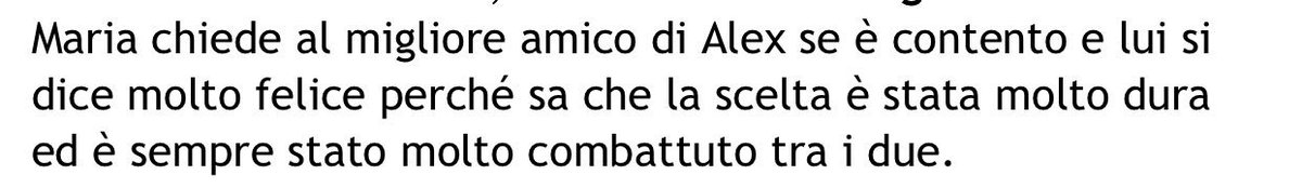 Resilienza83's tweet photo. Ah ma al posto di Alessandro sarei molto molto felice di sta cosa eh,in genere si dice โsono felice perchรฉ so quanto Alex era sicuro della sua scelta o comunque che da tempo voleva scegliere luiโ AUGURI ALESSANDRO๐คฃ๐คฃ #CLALEX #uominiedonne https://t.co/tB9dZ9gElC