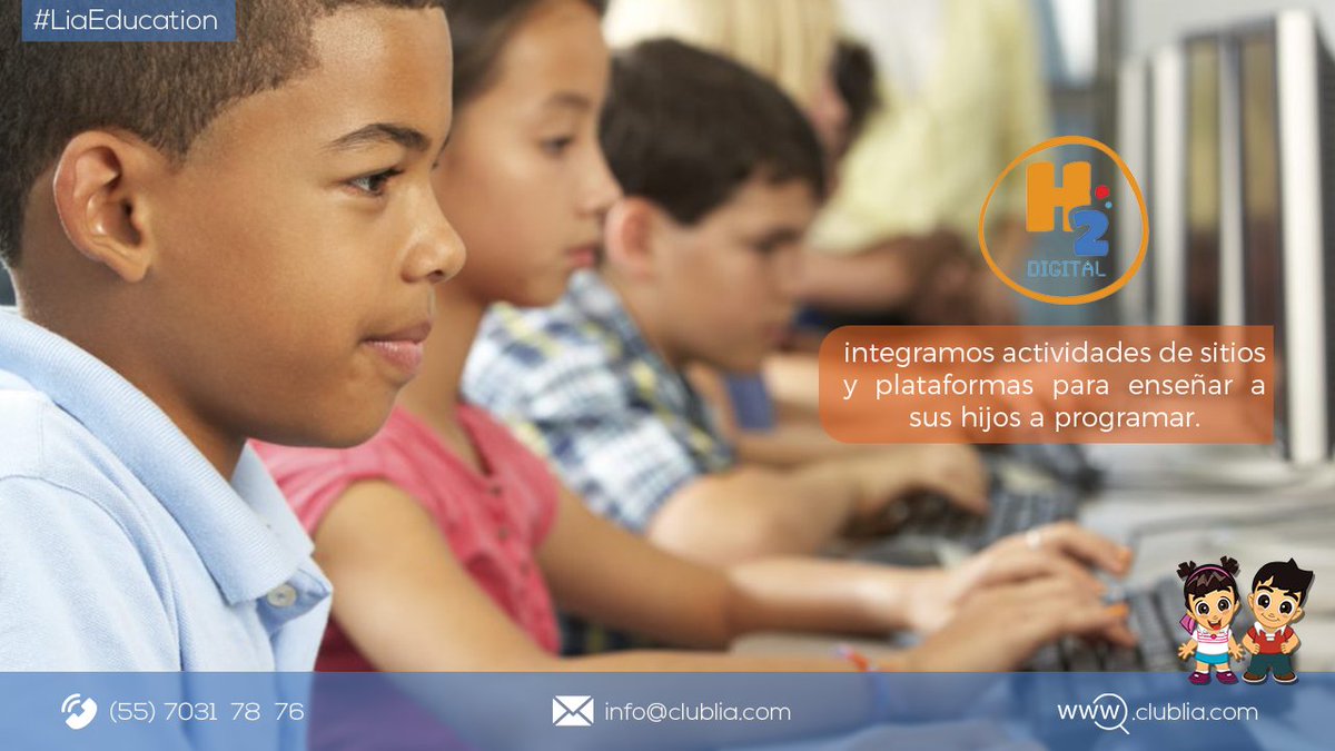 Clublia's tweet photo. Desarrollo de competencias para la vida, cultura y habilidades digitales.
#ClubLia #EducacionDigital #LiaEducation #DigitalEducation https://t.co/CKUmOX7dt6