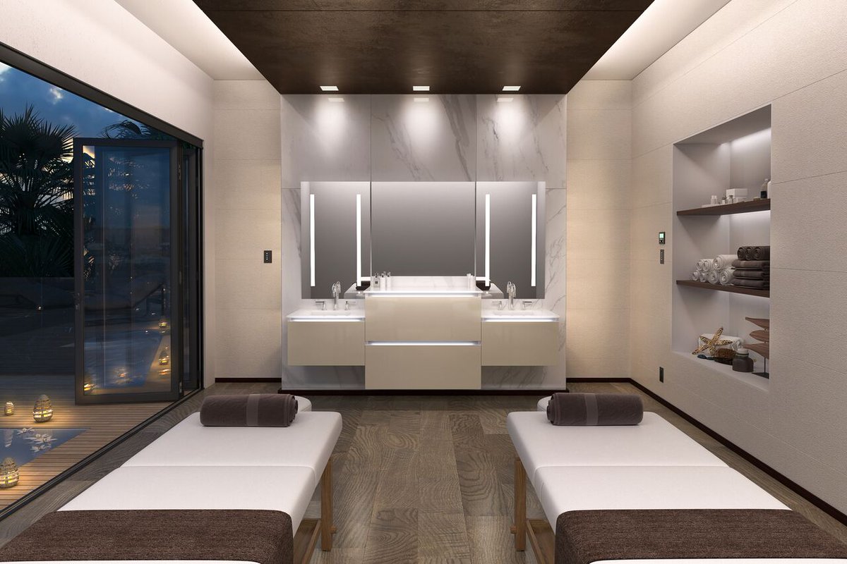 Robern's tweet photo. Spa-like features support benefits & emotions such as #relaxation, enjoyment, #efficiency & #confidence. #stylingspaces #grooming https://t.co/E7dMBNS6eG