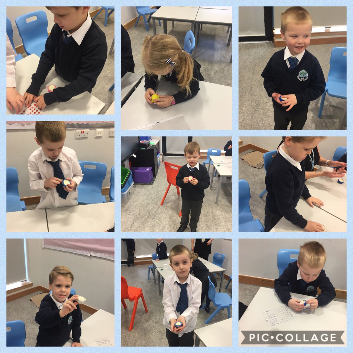 Mrsmcguinness75's tweet photo. The boys and girls in L1/2 and L3/4/5 made some fabulous Diva lamps today. Just look at the concentration and then  pride in their finished work. #diwali #RME @PrimaryOrchard https://t.co/Ew1Jok8s94