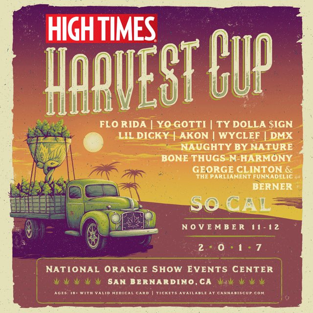 This weekend check out the High Times Harvest Cup goo.gl/zkGBKq and go by The Cure Company to find your medicinal needs.